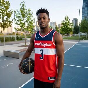 Nike Washington Wizards Bradley Beal #3 Swingman Jersey Red Mens Medium NWT